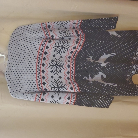 Winter cardigan with beautiful print - Picture 5 of 5